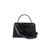 Bolso de Hombro / Manos Libres en Cuero  - Ref. B-1551 Negro