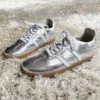 Tenis en Cuero - Ref. Z-3116 Plata - Imagen 2